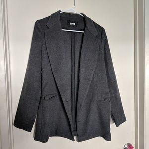 Reformation grey wool blazer